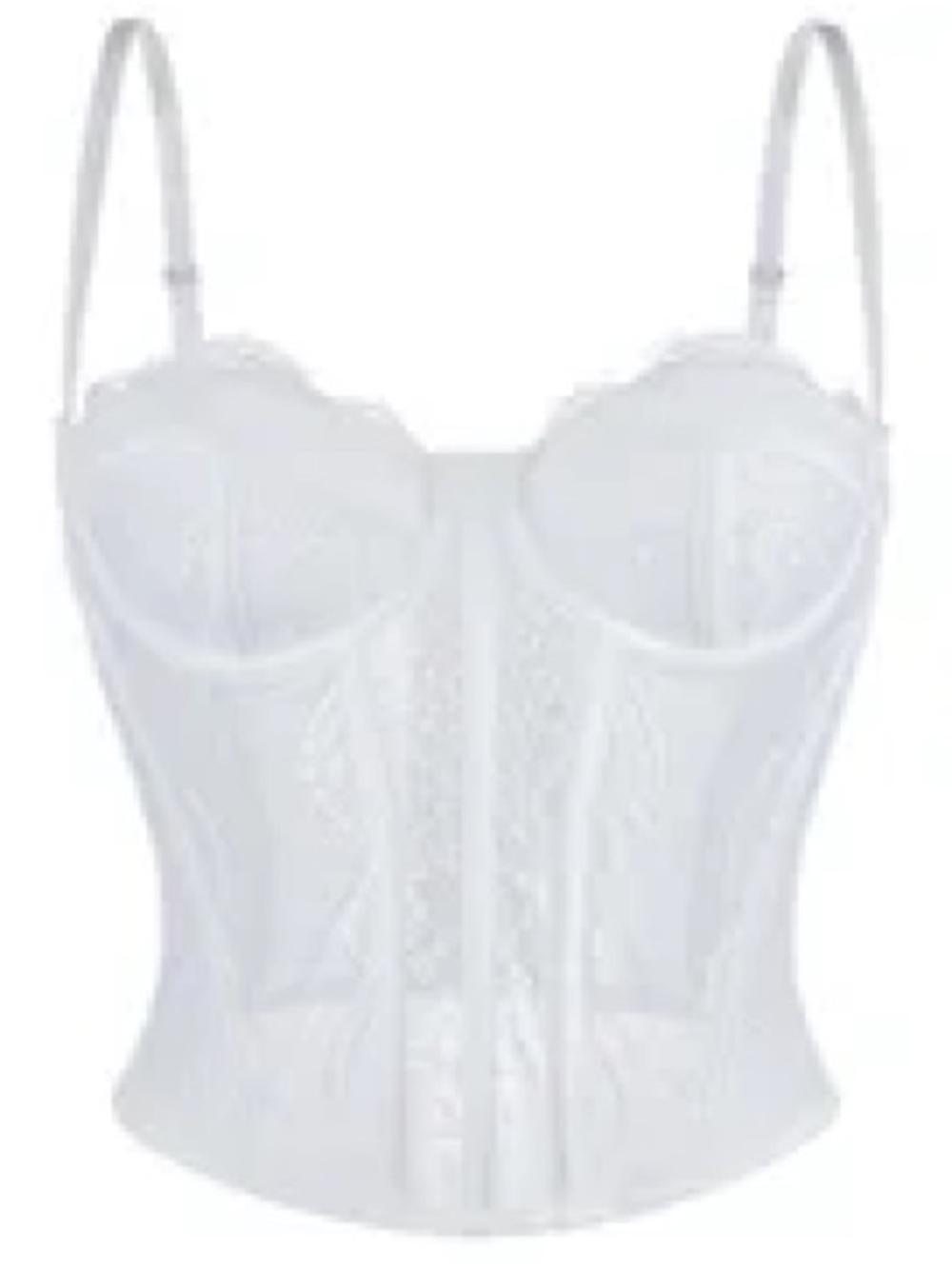 White corset top / size m